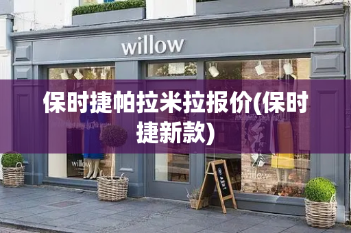 保时捷帕拉米拉报价(保时捷新款)