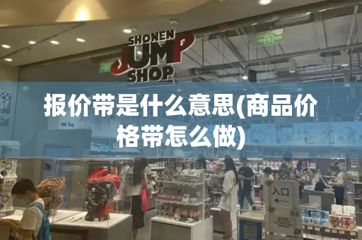 报价带是什么意思(商品价格带怎么做)