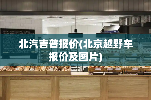 北汽吉普报价(北京越野车报价及图片)-第1张图片-星选测评