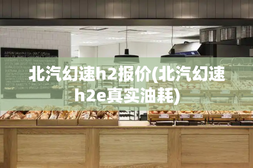 北汽幻速h2报价(北汽幻速h2e真实油耗)