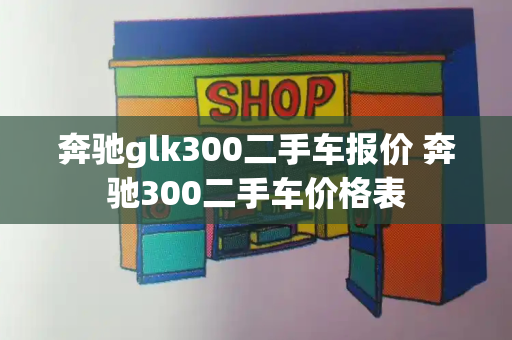 奔驰glk300二手车报价 奔驰300二手车价格表