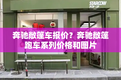 奔驰敞篷车报价？奔驰敞篷跑车系列价格和图片