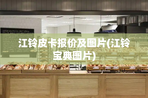 江铃皮卡报价及图片(江铃宝典图片)-第1张图片-星选测评