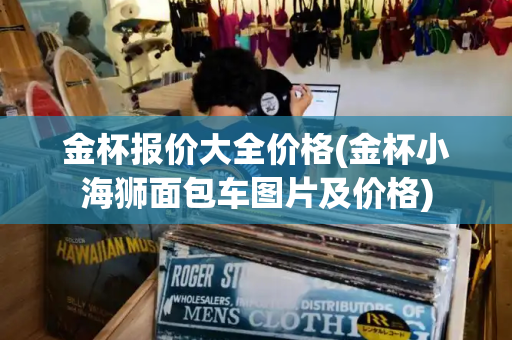 金杯报价大全价格(金杯小海狮面包车图片及价格)