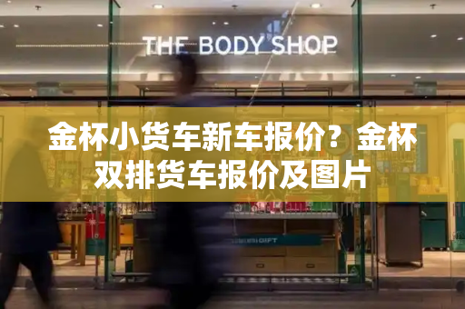 金杯小货车新车报价？金杯双排货车报价及图片-第1张图片-星选测评