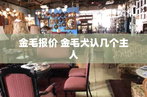 金毛报价 金毛犬认几个主人-第1张图片-星选测评