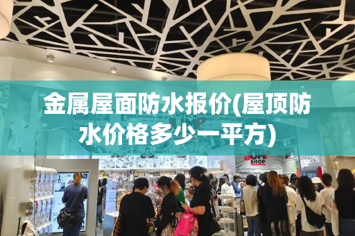 金属屋面防水报价(屋顶防水价格多少一平方)