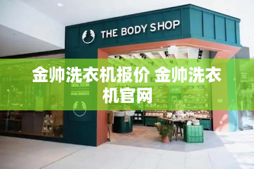 金帅洗衣机报价 金帅洗衣机官网-第1张图片-星选测评