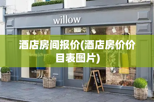酒店房间报价(酒店房价价目表图片)-第1张图片-星选测评