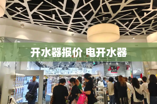 开水器报价 电开水器-第1张图片-星选测评