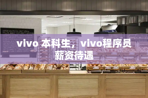 vivo 本科生，vivo程序员薪资待遇