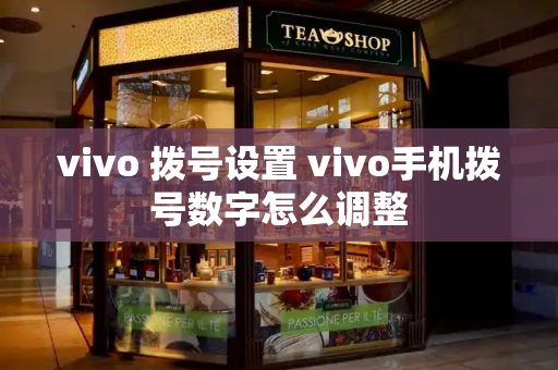 vivo 拨号设置 vivo手机拨号数字怎么调整