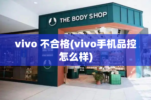 vivo 不合格(vivo手机品控怎么样)-第1张图片-星选测评