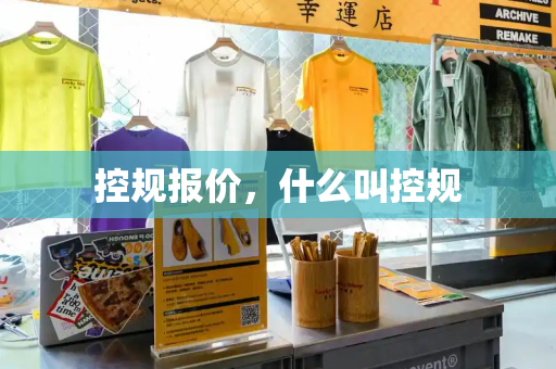 控规报价，什么叫控规-第1张图片-星选测评