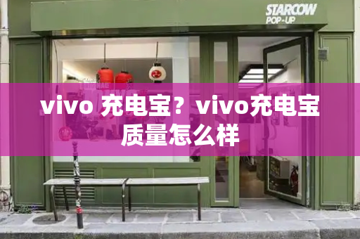 vivo 充电宝？vivo充电宝质量怎么样
