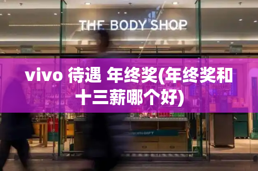 vivo 待遇 年终奖(年终奖和十三薪哪个好)
