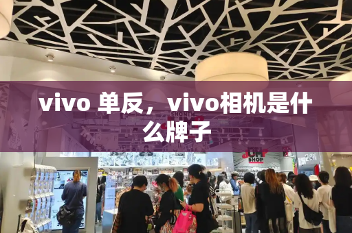 vivo 单反，vivo相机是什么牌子-第1张图片-星选测评