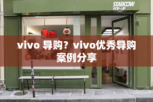 vivo 导购？vivo优秀导购案例分享