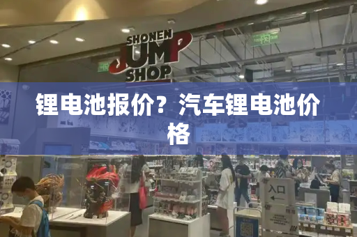 锂电池报价？汽车锂电池价格-第1张图片-星选测评