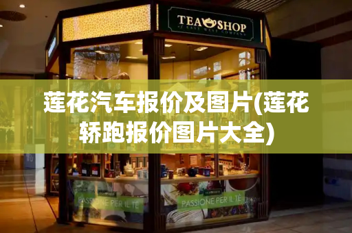 莲花汽车报价及图片(莲花轿跑报价图片大全)