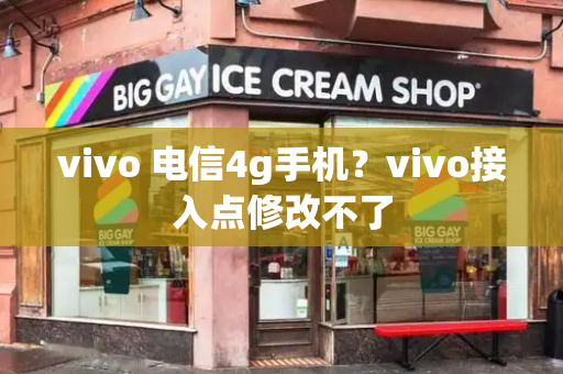 vivo 电信4g手机？vivo接入点修改不了-第1张图片-星选测评