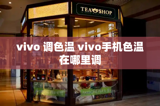 vivo 调色温 vivo手机色温在哪里调-第1张图片-星选测评