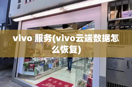 vivo 服务(vivo云端数据怎么恢复)-第1张图片-星选测评