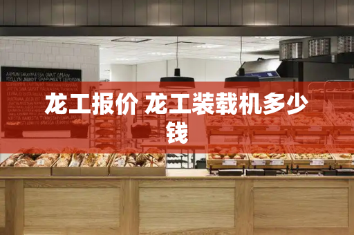 龙工报价 龙工装载机多少钱