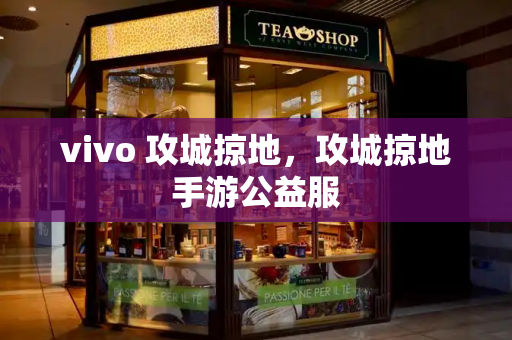 vivo 攻城掠地，攻城掠地手游公益服