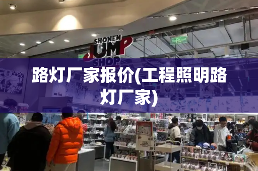 路灯厂家报价(工程照明路灯厂家)-第1张图片-星选测评