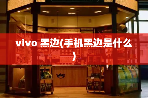 vivo 黑边(手机黑边是什么)