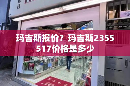 玛吉斯报价？玛吉斯2355517价格是多少