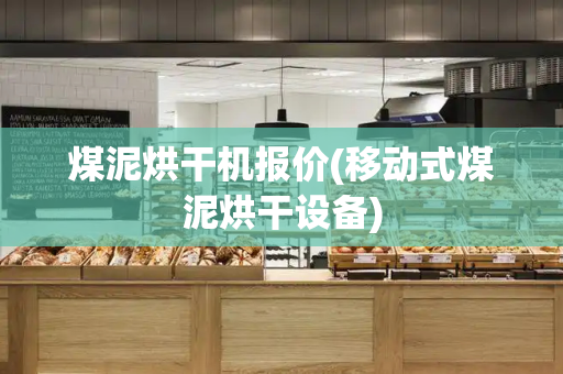煤泥烘干机报价(移动式煤泥烘干设备)