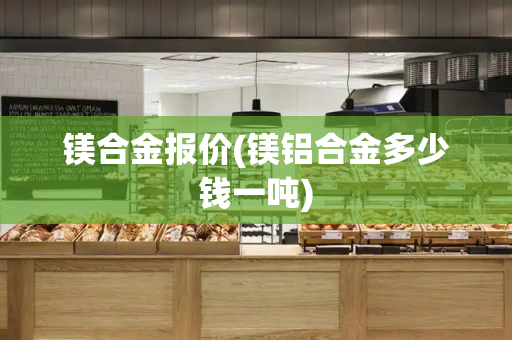 镁合金报价(镁铝合金多少钱一吨)