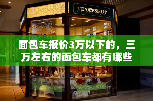 面包车报价3万以下的，三万左右的面包车都有哪些-第1张图片-星选测评