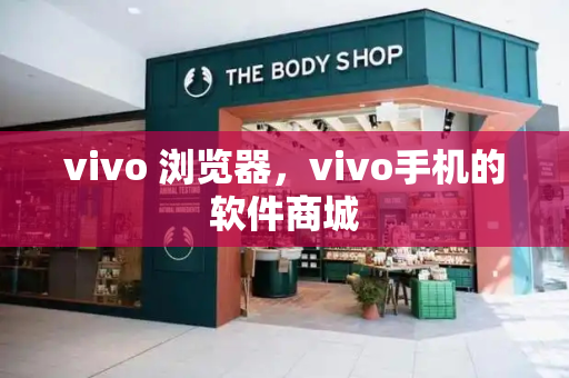 vivo 浏览器，vivo手机的软件商城