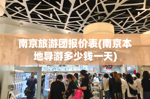 南京旅游团报价表(南京本地导游多少钱一天)