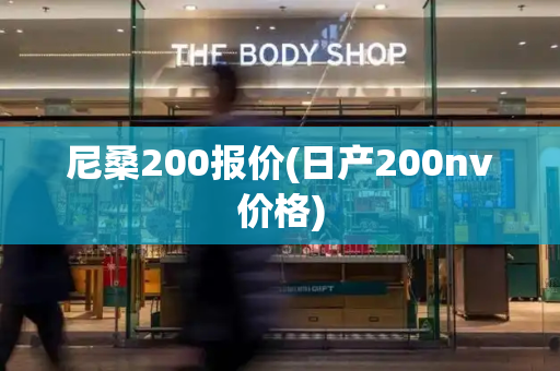 尼桑200报价(日产200nv价格)-第1张图片-星选测评