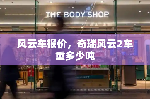 风云车报价，奇瑞风云2车重多少吨