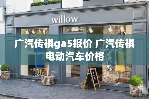 广汽传祺ga5报价 广汽传祺电动汽车价格