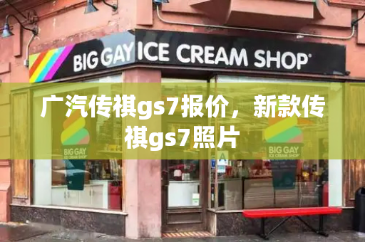 广汽传祺gs7报价，新款传祺gs7照片