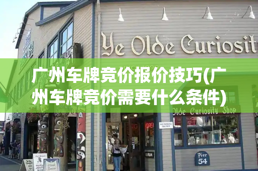 广州车牌竞价报价技巧(广州车牌竞价需要什么条件)