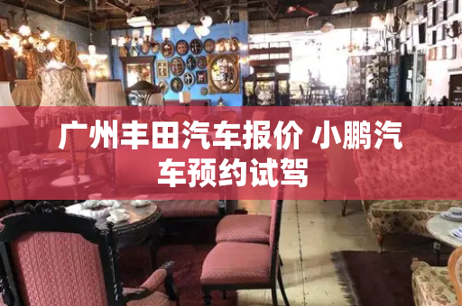 广州丰田汽车报价 小鹏汽车预约试驾