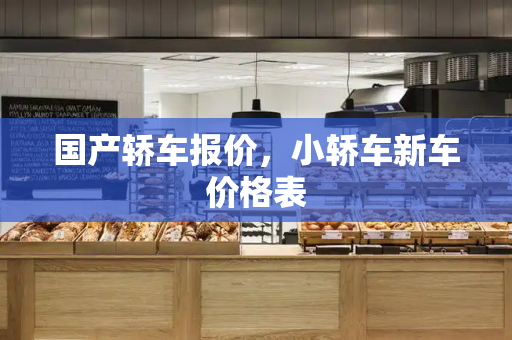 国产轿车报价，小轿车新车价格表