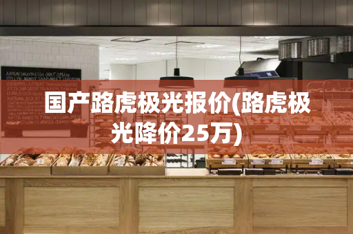 国产路虎极光报价(路虎极光降价25万)-第1张图片-星选测评