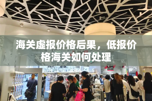 海关虚报价格后果，低报价格海关如何处理