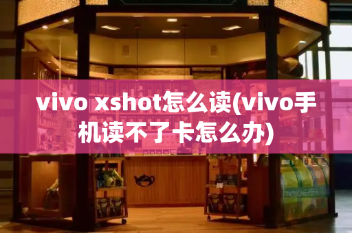 vivo xshot怎么读(vivo手机读不了卡怎么办)