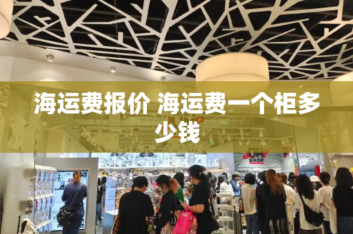 海运费报价 海运费一个柜多少钱