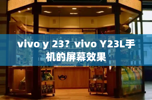 vivo y 23？vivo Y23L手机的屏幕效果-第1张图片-星选测评