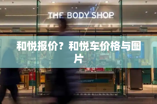 和悦报价？和悦车价格与图片